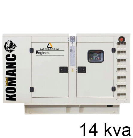 Grupo Electrógeno 14 Kva Lombardini Trifásico Insonorizado