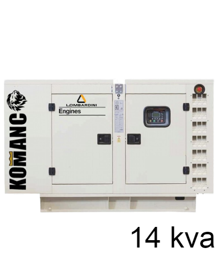 Grupo Electrógeno 14 Kva Lombardini Trifásico Insonorizado