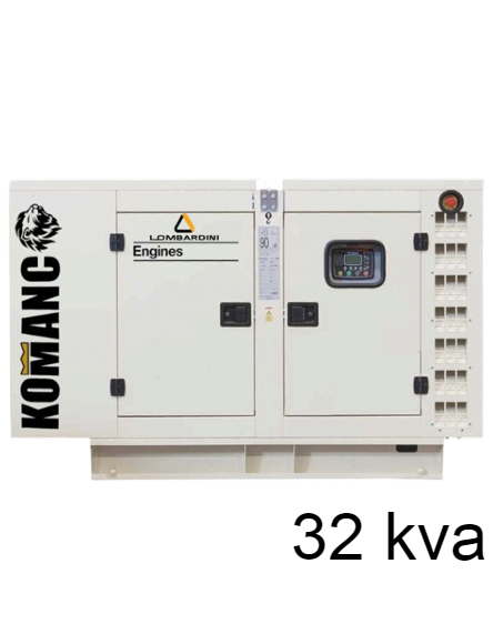 Grupo Electrógeno 30/32 Kva Lombardini Insonorizado