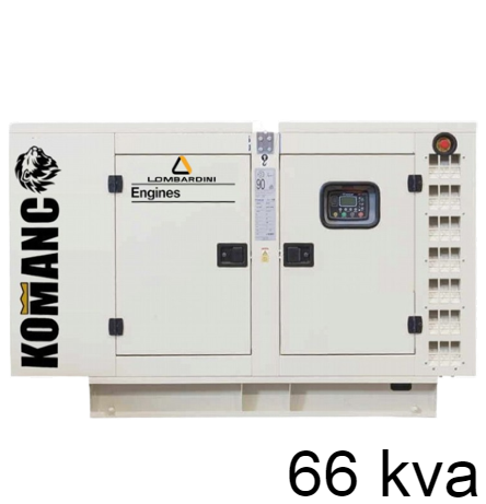 Grupo Electrógeno 60-66 Kva Lombardini Insonorizado