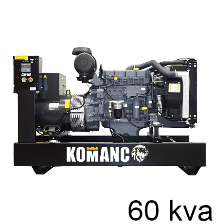Grupo Electrógeno 60 Kva Lombardini Trifásico Abierto