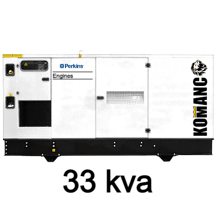 Grupo Electrógeno Perkins 33 KVA Insonorizado Monofásico