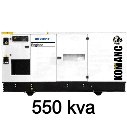 Grupo Electrógeno Perkins 550 KVA Insonorizado Trifásico